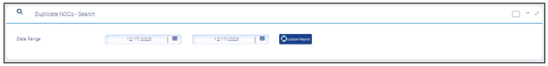 Duplicate NOCs - Search