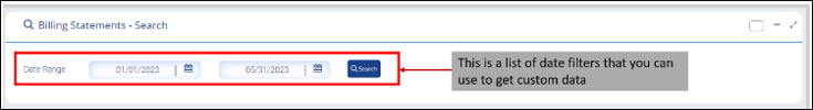 Billing Search