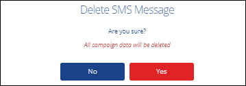 SMS Messages - Delete Message